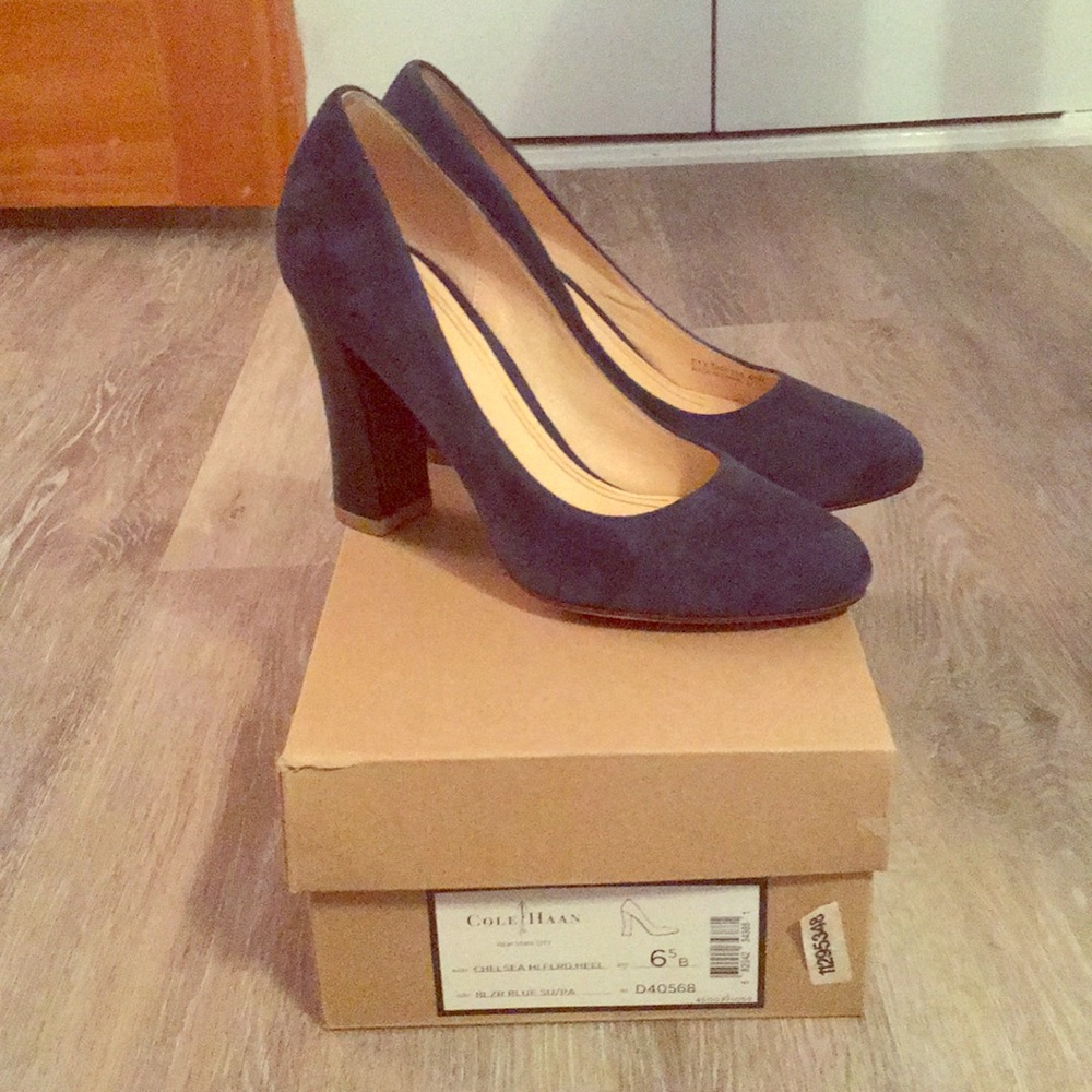 Cole Haan navy pumps. Size 6.5